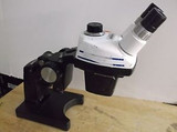 Bausch & Lomb Stereozoom 4 Microscope 7-30x zoom 10x eyepieces  reticle + stand