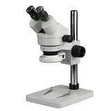 7X-45X Stereo Binocular Microscope With 14 Pillar Stand & 64-Led Ring Light