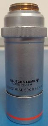 Bausch & Lomb 50x/0.45 N.A Microscope Objective Lens