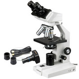AmScope B100A-3M 40X-1600X New Binocular Compound Microscope + 3MP Camera
