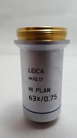 Leica Hi Plan 63x /0.75 Infinity/0.17 Microscope Objective DM Series