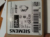 Siemens 20 amp single pole EPD 30 ma breaker