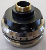 SPECTRA-TECH REFLACHROMAT 15X 142 V N.A. 0.58 MICROSCOPE OBJECTIVE