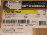 GENERAL ELECTRIC SPECTRA RMS SEDA24A T0060 60AMP 2 POLE BREAKER NIB