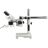 10X-15X-30X-45X Stereo Microscope on Single-Arm Boom  with Ring Light