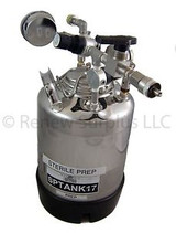 Alloy Products T316 Stainless Steel Pressure Vessel 140PSI 15H x 9Diameter