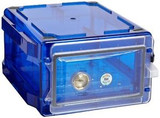 Bel-Art Scienceware 420710007 Blue Secador 1.0 Desiccator Cabinet with Clear