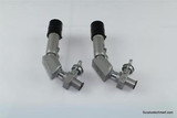 LOT OF 2 Gaertner Microscope M193,Erecting Prism, 60mm objective,10x Eyepiece