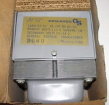 New Edwards 88-50 88 Series Signaling Transformer 120V 60Hz 50 Watts at 24V 25w