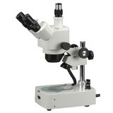 Amscope Sh-2T 10X-40X Trinocular Stereo Zoom Microscope Dual Halogen