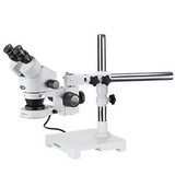 Amscope Sm-3B-80S 7X-45X Stereo Zoom Microscope On Boom Stand With 80 Led Light