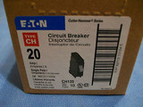 NIB  (CASE OF 10) 20 Amp Eaton Cutler-Hammer 1 Pole Breaker Type CH CH120