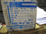 GE .100 KVA 1 Phase 230/480 X 120 Volt Control Transformer New T812