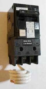 MURRAY SIEMENS MP250GT QF250 GFCI 2-POLE 50 AMP GROUND FAULT CIRCUIT BREAKER