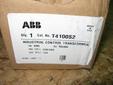 ABB TRANSFORMER 100 VA CAT# T4100S2 PRIMARY:208/480 SECONDARY:120 New IN BOX