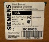 Siemens BQ3B035L 35A 3P Circuit Breaker Type BQ - New