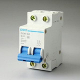 10P DZ47-60 C40 AC230/400V 2P 40A Rated Current 2 Pole Miniature Circuit Breaker