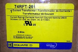 Schneider Square D Current Transformer 74RFT-251 Rating 250:5 Window 2 11/32 in