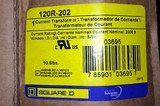Schneider Square D Current Transformer 120R-202 Rating 2000:5 Window 5 3/4 inch