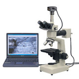 Amscope Me300Tc-18M3 40X-1000X Epi-Illumination Metallurgical Microscope + 18Mp