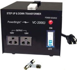 PowerBright VC2000J 2000W Step Up and Step Down Japan Voltage Transformer