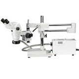 Amscope Zm-4Bw-For 6.7X-112.5X Binocular Stereo Zoom Microscope + 3D Boom