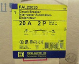 Square D Circuit Breaker 2 Pole 20 Amp 240V Fal22020
