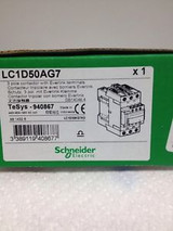 Lc1D50Ag7 Square D  New Iec Contactor 3 Pole 50 Amp