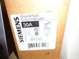 New Siemens Bf230  30A 2P Ground Fault