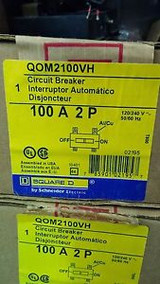 Square D QOM2100VH 2 Pole Circuit Breaker