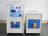 25KW 340-430V 5-20KHz Dual Station Mid-Frequency Induction Heater Melter Furnace