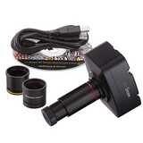 Amscope 5Mp Microscope Usb Camera Windows & Mac Os X + Calibration Kit