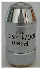 New Metallugical Microscopes 100X DIN PLAN Achromatic Oil Objective Lens