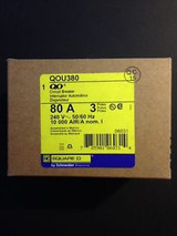 Square D Circuit Breaker Qou380 Nib