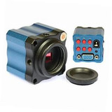 2.0mp cmos hd digital ir remote control c-mount microscope camera magnifier vga