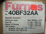 Furnas Size 00 Contactor 600 Volt With 220-240 Volt Coil 40Bf32Aa