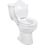 Raised Toilet Seat with Lock and Lid - With Lid 4 Inches