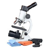 Biology School Science Compound  Led Rechargable Cordless Inclined Microscope