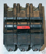 Federal Pacific Fpe Na320 Type  On  20 Amp 3P Breaker