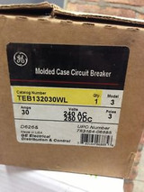 New In Box - Ge General Electric Teb132030Wl  Circuit Breaker