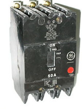 Ge General Electric Tey350 Bolt-On Type Circuit Breaker 50A 3-Pole 480Y/277Ac