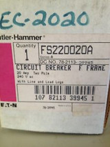 New In Factory Box  Cutler Hammer  Ec2020 2 Pole 20 Amp 240 Volt Circuit Breaker