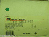 Cutler Hammer  Dh321Ngk 30 Amp 240 Volt Fusible 3 Pole Disconnect New