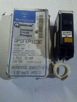 Westinghouse Qpgfep1030 Ground Fault Breaker  Ups