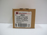 New Cutler Hammer D15 Wms3D15 3 Pole 15A Circuit Breaker Warranty