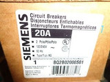 New Siemens Bq2B02000S01  2P 20A Shunt Trip