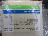 Edwards 1245-100 Control Transformer 100Va Primary 120V Secondary 24N New!!!