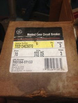 3Ph Breaker Ted134C5070 Molded Case Circuit Braker