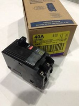 Square D Qo240 Plug-In Circuit Breaker 2 Pole 40 Amp 120/240V New (Box Of 5)