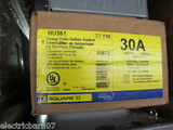 Square D Hu361 30 Amp 600 Volt Non - Fused Disconnnect New